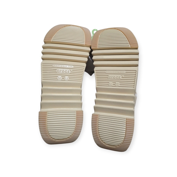 CROCS Women's Cream Sandals - Picture 5 of 5